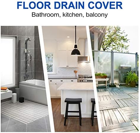 DOITOOL Floor Drain Cover with Hairpin Strainer