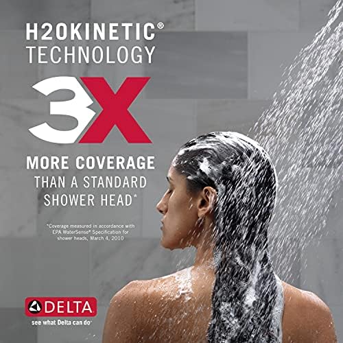 Delta 5-Spray In2ition Dual Shower Head with Handheld Magnetic Docking