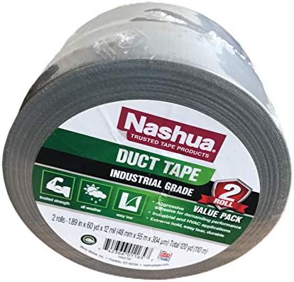 Nashua Duct Tape 12 Mil Thick 2 x 60 Yard 2 Pack