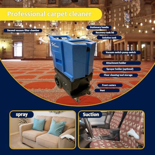Z-Thunder Carpet Extractor 120PSI Professional No Heat