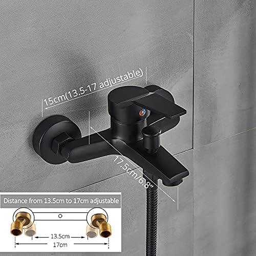 LASEVE Single Handle Tub Faucet with ABS Shower Head 1