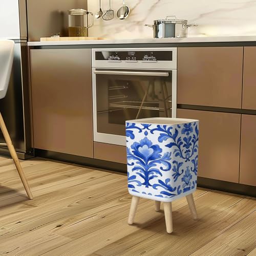 26 Gallon Small Trash Can withPress Cover Dog Proof Lid