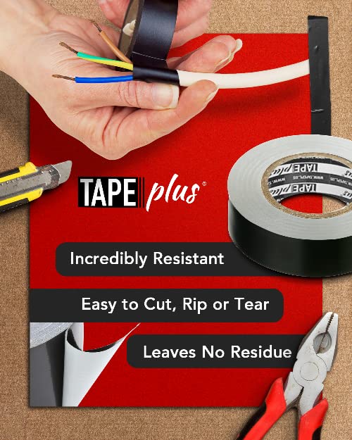 4 Pack Gaffer Tape - 2in x 40 Yards Black Non-Reflective Tape
