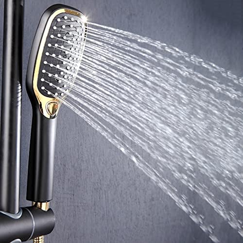 10 Inch Black Gold Shower System with 2 Mode Handheld 1