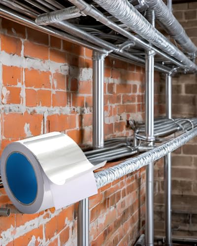 Premium 3 inch x 65 Feet Aluminum Foil Tape for HVAC Repairs