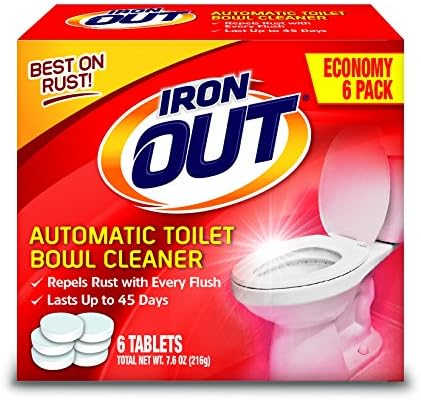 IRON OUT Automatic Toilet Bowl Cleaner 6 Tablets 1
