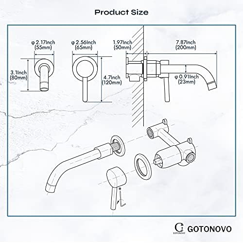 Ceiling Mount Shower Faucet with 12 Square Showerhead and Handheld