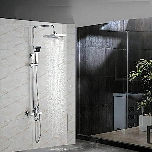 TECKI Rainfall Shower Faucet Trim System