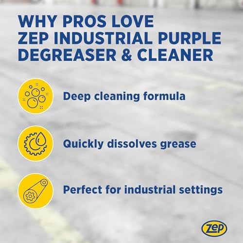 Zep Industrial Purple Cleaner and Degreaser 1 Gallon 1