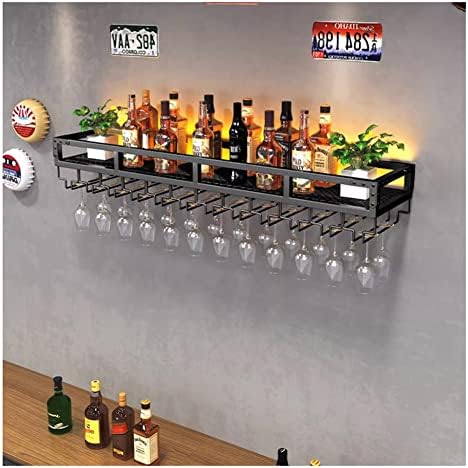 MaGiLL Wall-Mounted Wine Rack With LED Light