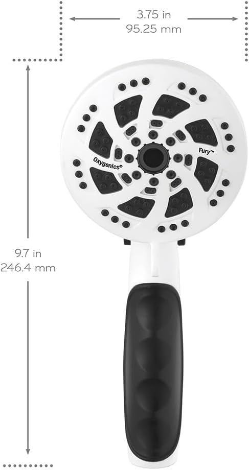 Oxygenics Fury RV Handheld Shower Head Kit White