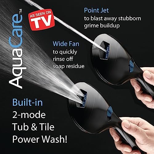 Hotel Spa AquaCare 50-Mode 3-Way Shower Head Combo with Adjustable Arm