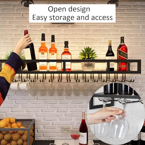 LIGUOYI Wall-Mounted Wine Glass Holder
