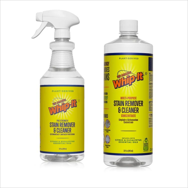 Whip-It All Natural Enzyme Cleaner Stain Kit - 32oz