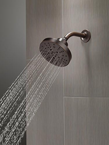 Delta 5-Spray Shower Head with H2Okinetic Technology Oil Rubbed Bronze