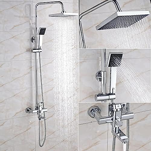 TECKI Rainfall Shower Faucet Trim System