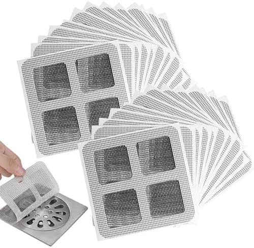 30 Pcs 4x4 Disposable Shower Hair Catcher