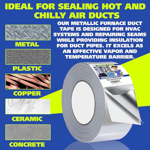 Gaffer Power Heavy-Duty Foil Duct Tape 2x150ft