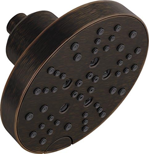 Delta 5-Spray Shower Head with H2Okinetic Technology Oil Rubbed Bronze