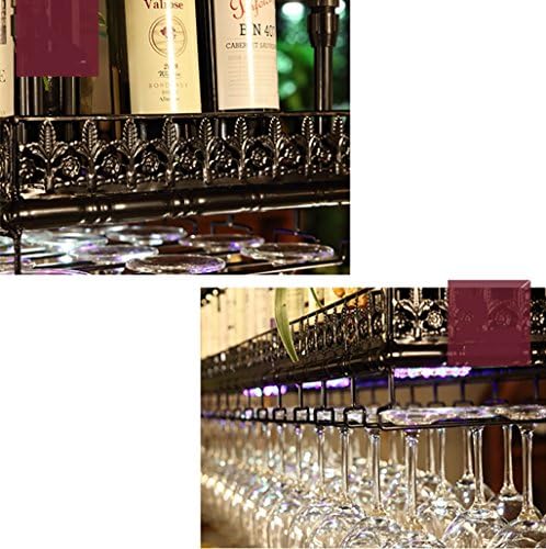 ZJDYDY Hanging Wine Glass Frame Metal Rack