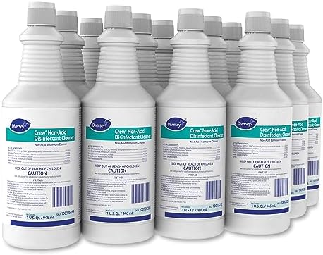 CREW Diversey Neutral Disinfectant 32 oz Squeeze Bottle 12CT