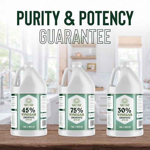 75 Vinegar 1 Gallon Concentrated All-Natural Cleaner