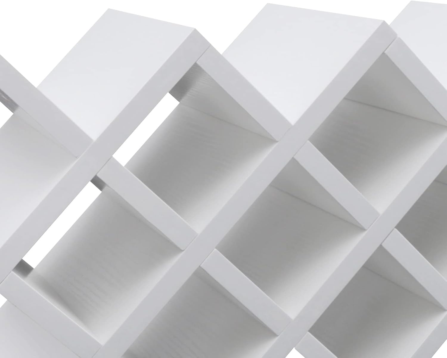 Bamboo Wine Rack Wall-Mounted 10-Bottle Storage