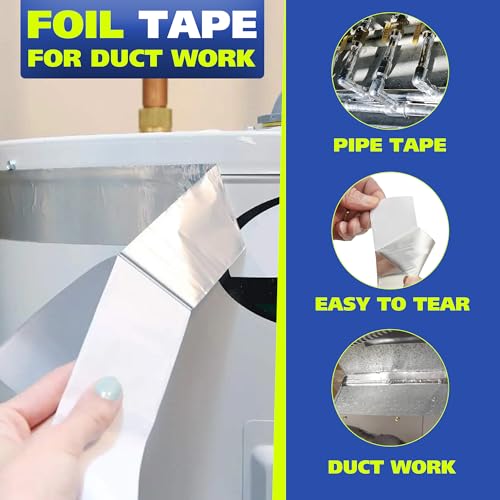 Gaffer Power Heavy-Duty Foil Duct Tape 2x150ft
