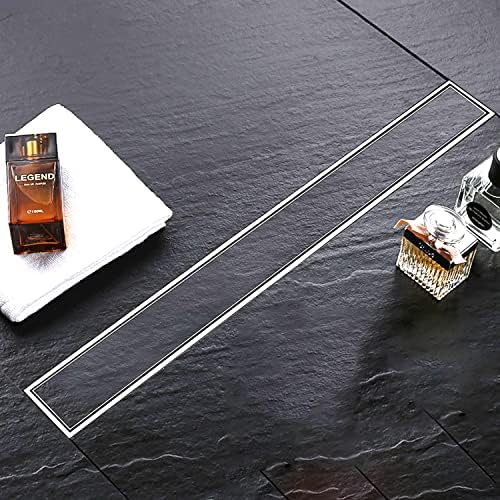 Awagas Linear Shower Drain 24 Inch 304 Stainless Steel