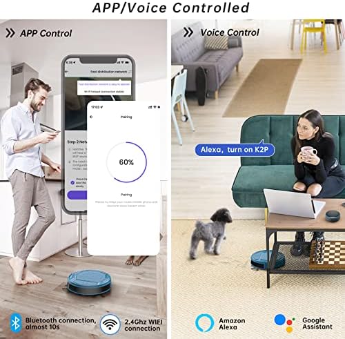 OKP Robot Vacuum Cleaner K2-Pro with WiFi and Alexa