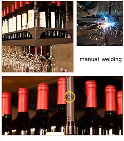 CGF- Wall-Mounted Wine Rack with Adjustable Height - Black