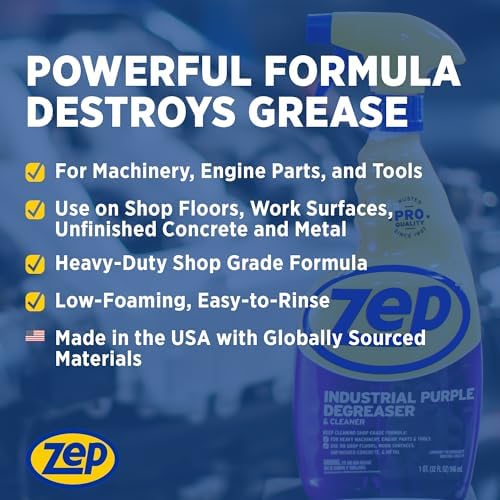 Zep Industrial Purple Cleaner Degreaser 32 oz Case of 12