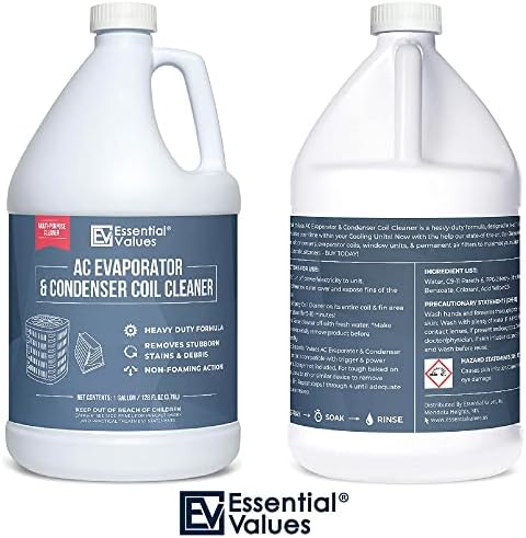 Essential Values Coil Cleaner for AC Unit Gallon 1