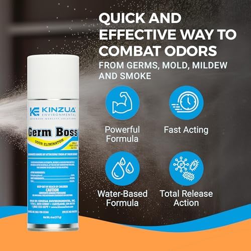 Kinzua Environmental Germ Boss Odor Eliminator Fogger 6 oz