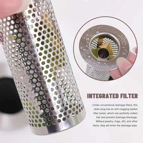 Kingdong Stainless Steel Basin Drain Filter 2PCS