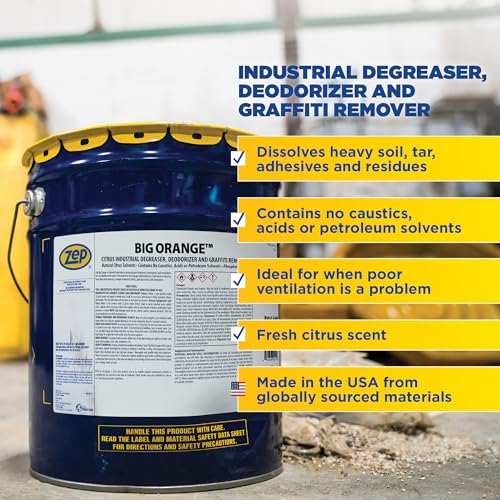 Zep Big Orange Heavy Duty Citrus Degreaser 5 Gallon
