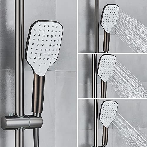 Shower System with 3 Modes and Large Rain Head