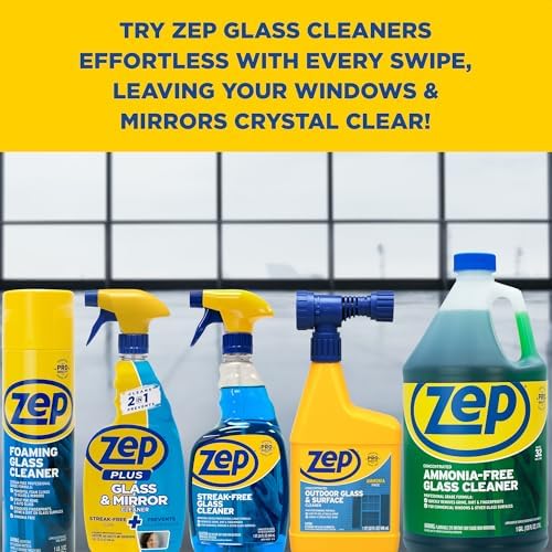 Zep Streak-Free Glass Cleaner 32 Oz Case of 12