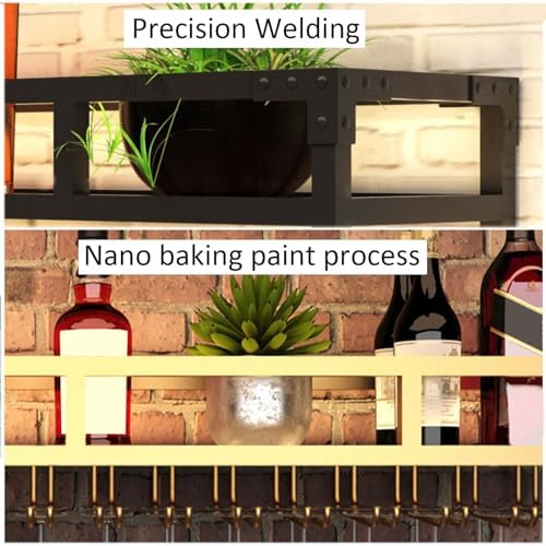 LIGUOYI Wall-Mounted Wine Glass Holder