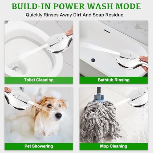 OHDAY 6-Mode Handheld Shower Head with Power Wash