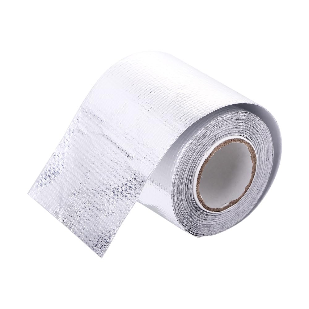 Leadigol High Heat Resistant Self-Adhesive Tape 5CM Silver Duct Heat Shield Tape