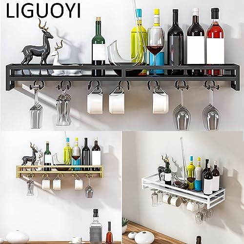 LIGUOYI Wall Mounted Wine Rack 60CM Space Saving Holder