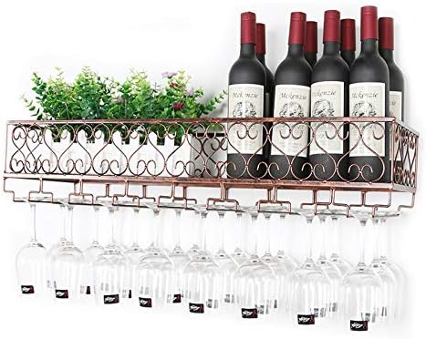 CGF- Wall Mounted Wine Rack with 8 Stem Glass Holders 1