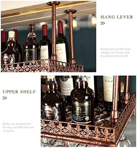 ALDEPO Wall-Mounted Wine Rack with Adjustable Height 1