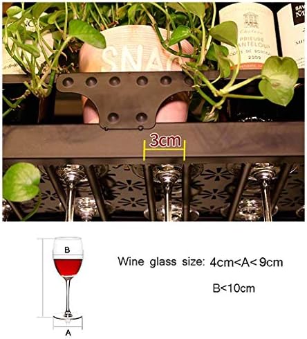 CGF- Wall-Mounted Wine Rack with Adjustable Height - Black