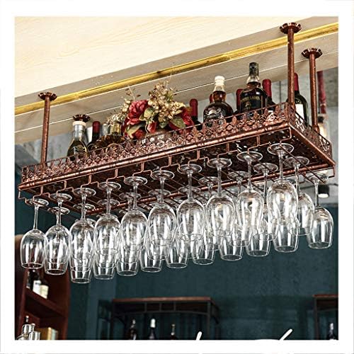 ZJDYDY Wall-Mounted Wine Rack 100cm Metal Holder