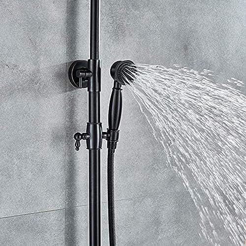 TECKI Black Oil Rubbed Bronze Shower System Set