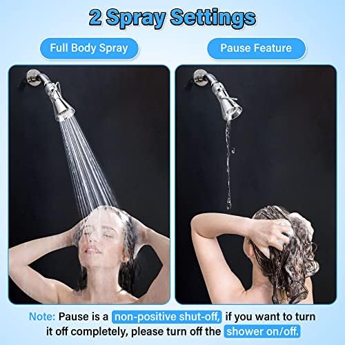Enhon Water Saving Shower Head with 2 Settings