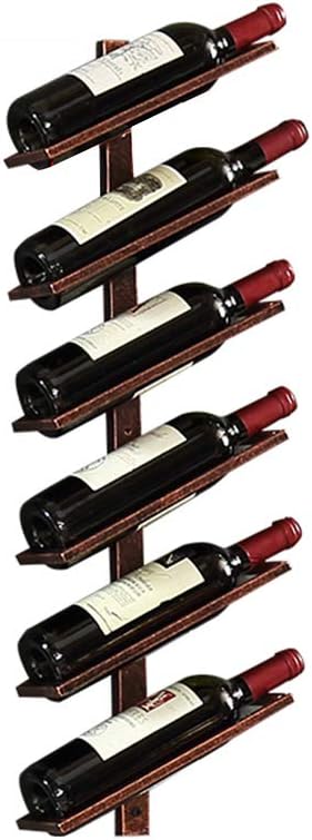 Wall Mounted Wine Rack for 6 Bottles
