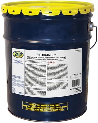 Zep Big Orange Heavy Duty Citrus Degreaser 5 Gallon
